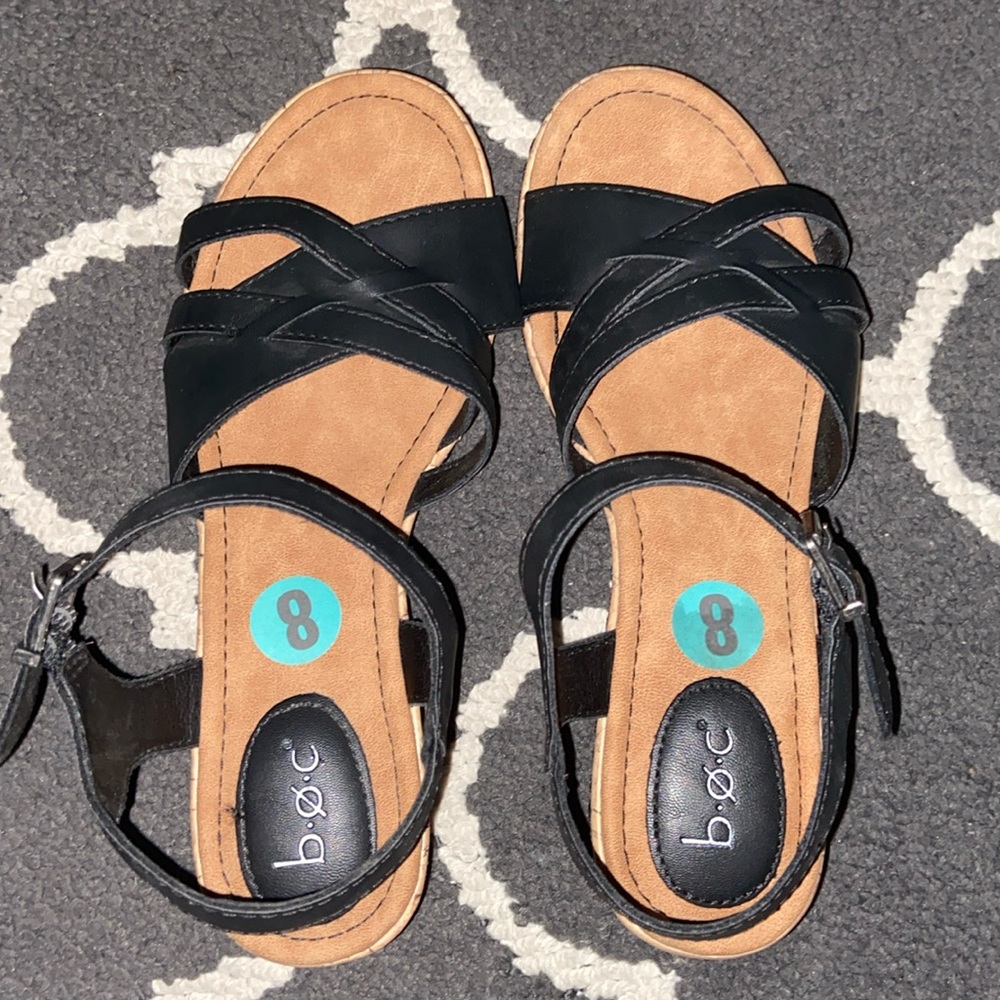 Black Strappy Women's Sandals